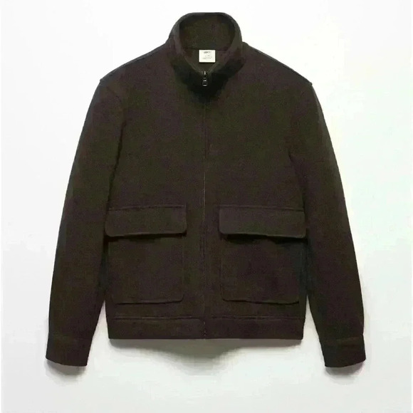 Mango Men Jacket with flap pocket 
Dark Brown Size M - Picture 1 of 6